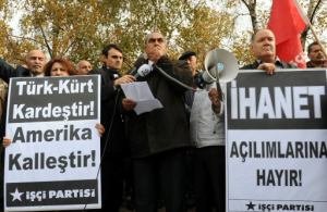 İşçi Partililerden TBMM'de protesto