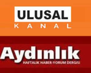 Ulusal Kanal ve Aydınlık Dergisi'ndeki arama