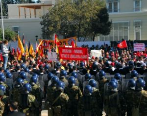 Biber gazı KKTC'de