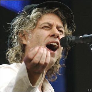 Bob Geldof Etiyopya'da