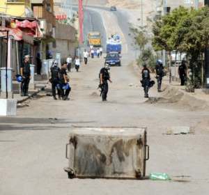 Hakkari'de izinsiz gösteri