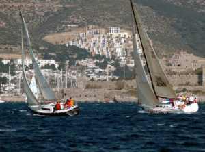 Bodrum'da yelken yarışları