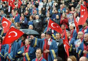 Başkentte protesto