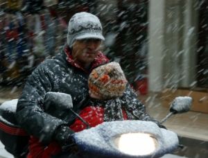 Kars ve Ardahan'da kar yağışı