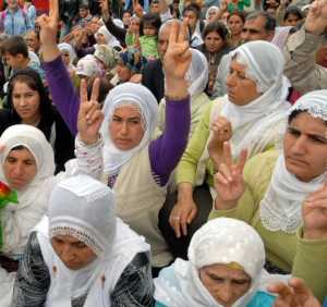 Mersin'de DTP protestosu