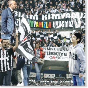 Beşiktaş taraftarına hayran kaldılar