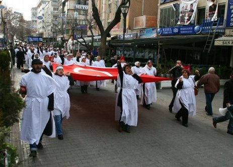 TEKEL işçilerinin vapur eylemi