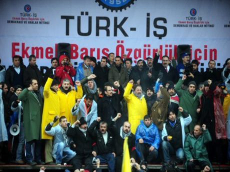 Başkanlar TEKEL işçileri için toplandı