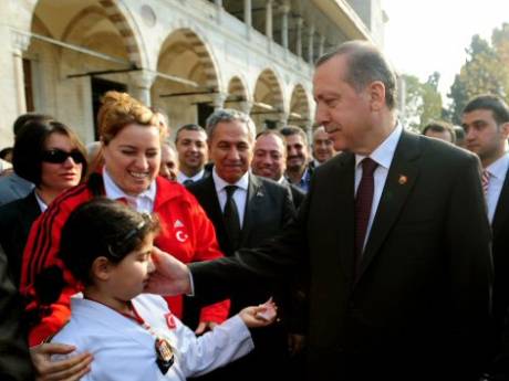 Erdoğan, bayram namazını Süleymaniye Camisi'nde kıldı