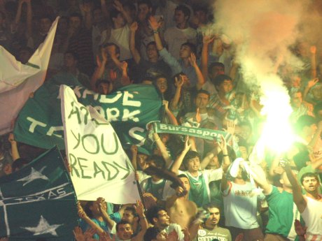 Bursaspor'a taraftar desteği