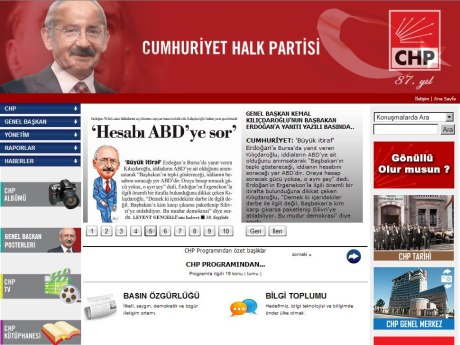 CHP, internet sitesini de yeniliyor