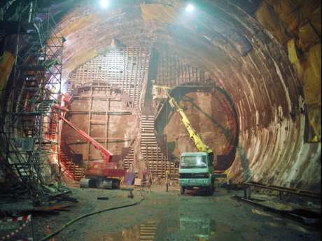 Marmaray Tüneli'ne basın gezisi düzenlendi