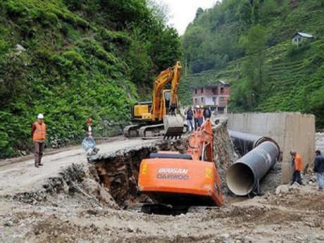 Gümüşhane'de HES tepkisi