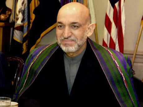 Karzai, Marcah'a gitti