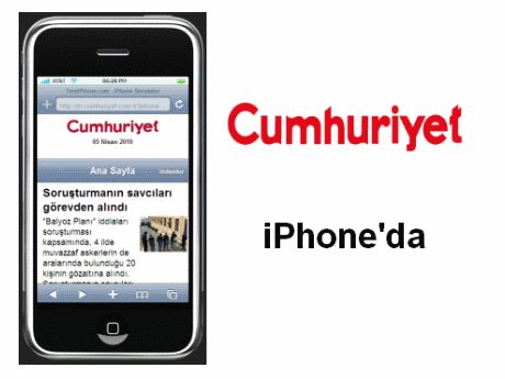 Cumhuriyet iPhone'da