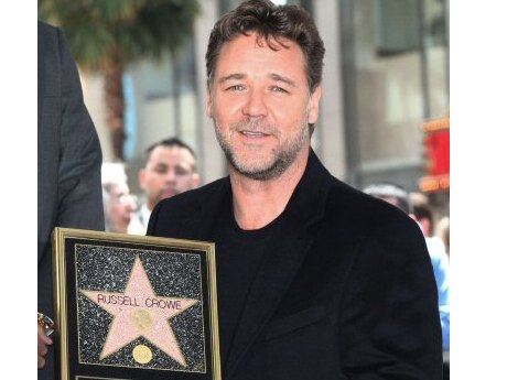 Russell Crowe da yıldız sahibi oldu