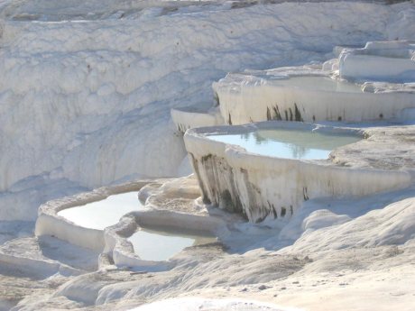 Pamukkale'ye giden turist sayısı arttı