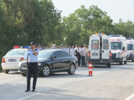 Konya'da polis ekibine saldırı