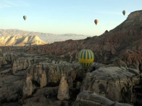 Kapadokya'da turist sayısı artıyor