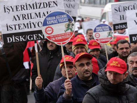 'Torba Yasası' protestosu