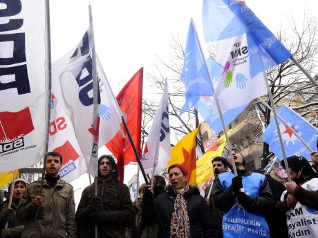 Kızılay'da ulaşım zammına protesto