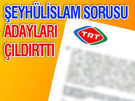 TRT sınavında ahret soruları