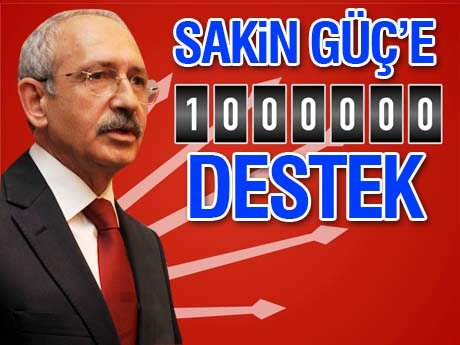 CHP'ye destek milyona ulaştı