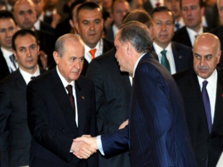 Bahçeli'den Erdoğan'a taziye ziyareti