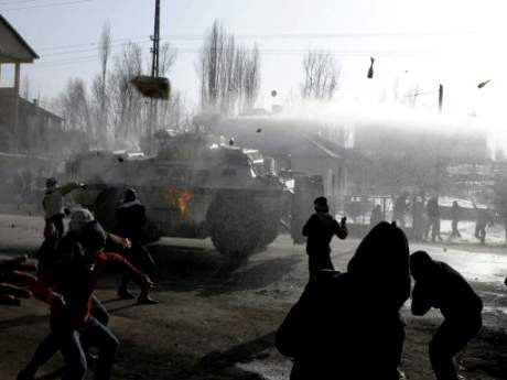 Hakkari'de izinsiz gösteri (17.10.2011)