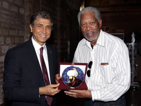 Morgan Freeman İstanbul'da