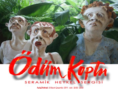 'Ödüm Koptu' seramik heykel sergisi