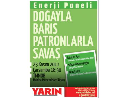 'Doğayla Barış Patronlarla Savaş' paneli