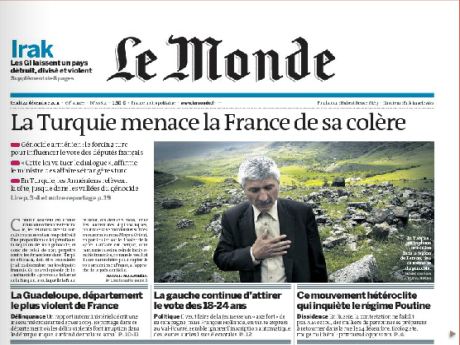 Le Monde manşetten uyardı