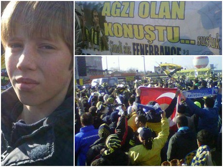 Kadıköy'de Sarı-Lacivert protesto