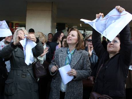 Çeker'e bir protesto daha