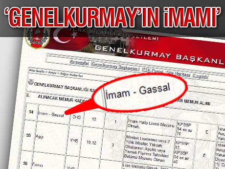 TSK imam arıyor