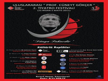 Cüneyt Gökçer Tiyatro Festivali 25 Nisan'da başlıyor