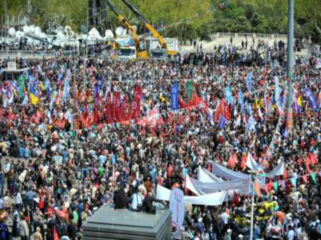 1 Mayıs'ta Taksim alanına 4 koldan yürüyecekler