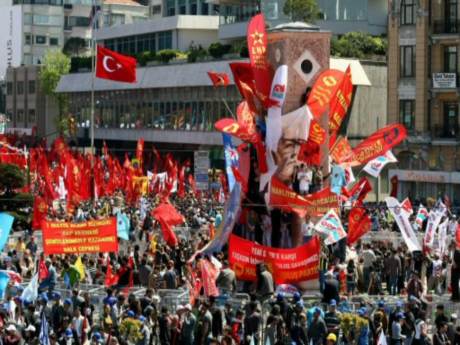 1 Mayıs'ta Taksim'de