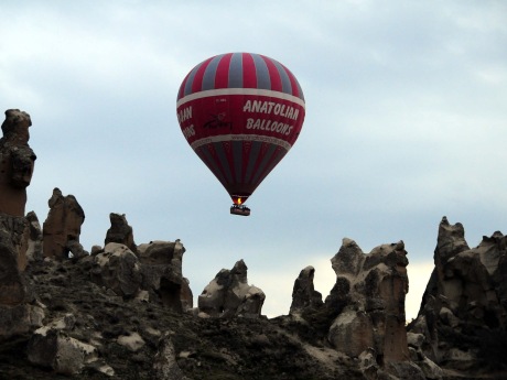 Kapadokya'da balon keyfi