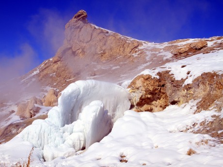 Erciyes'e Mayıs karı