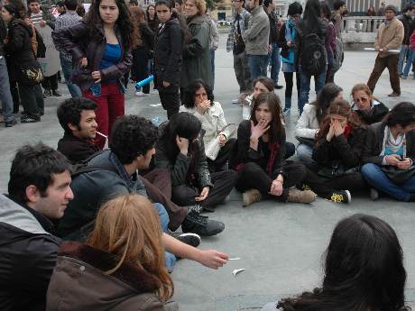 İstanbul'da ÖSYM protestosu