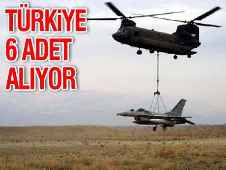 F-16 taşıyan helikopterler