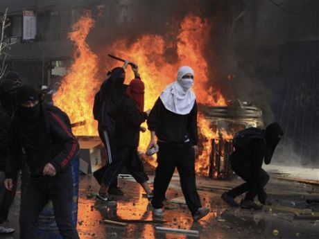 Şili'de eğitim protestosu