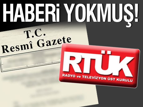 'Resmi Gazete'de gördük'