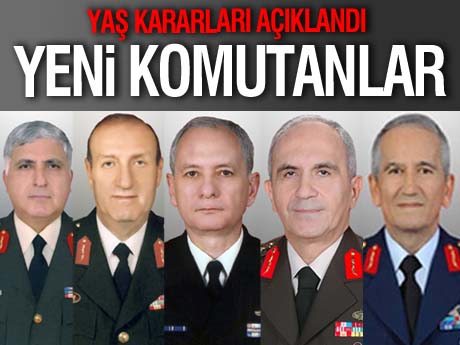 TSK'nin yeni komuta kademesi açıklandı