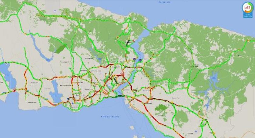 Yola çıkacaklar dikkat... İstanbul'da trafik kilit