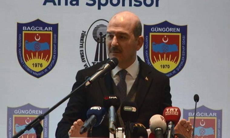 Soylu, helikopterle yarışan sürücü hakkında konuştu