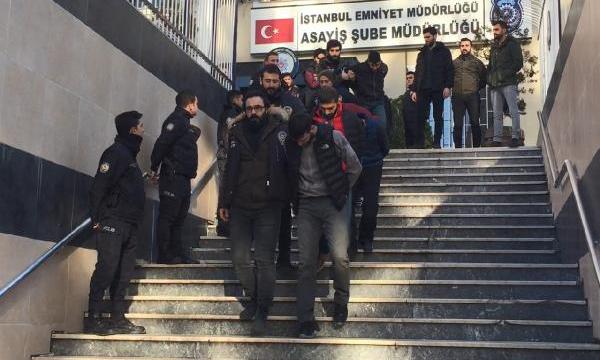 Eminönü'nde hanlardaki dükkanları 