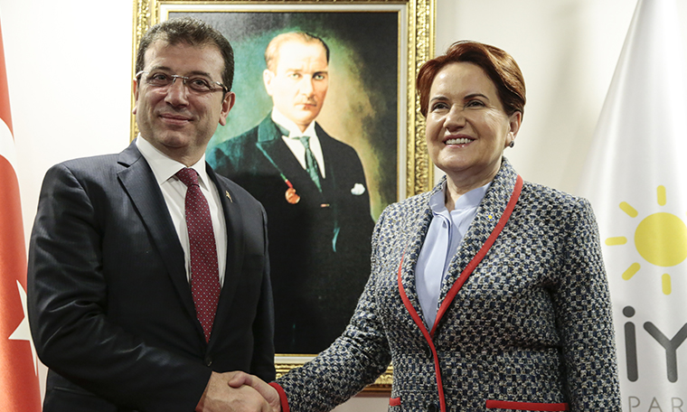 Ekrem İmamoğlu’ndan Meral Akşener’e ziyaret